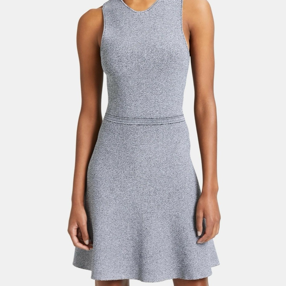 Theory Gray Midi Dress